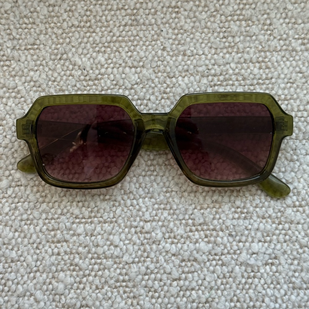 Green Square Sunglasses